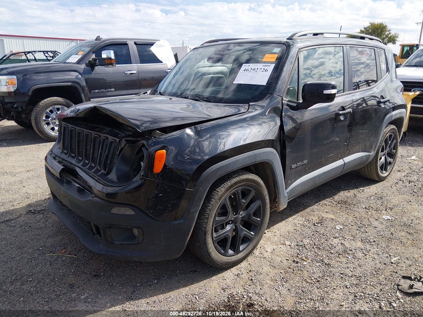 2018 Jeep Renegade Altitude Fwd, Front End, IAAI, VIN ZACCJABB9JPJ04915 — photo 2