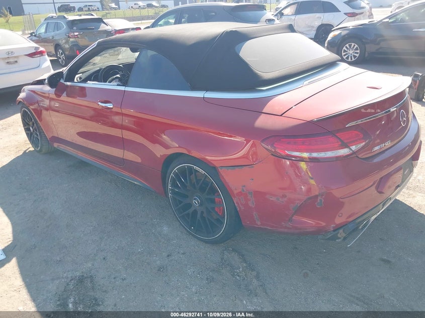 Vin: wddwk8hb6jf693895, lot: 46792904, mercedes-benz amg c 63 s 20183