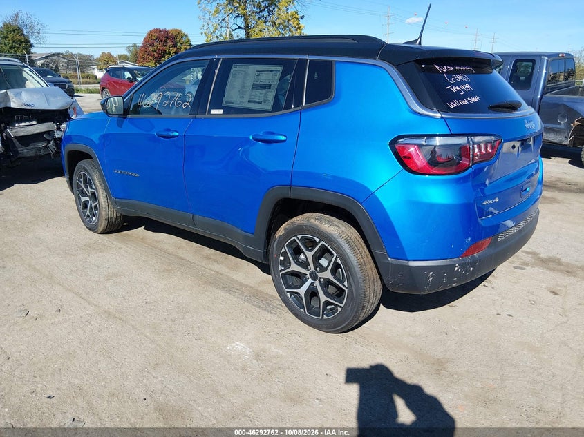 Vin: 3c4njdcn9tt275780, lot: 46792925, jeep compass limited 20263