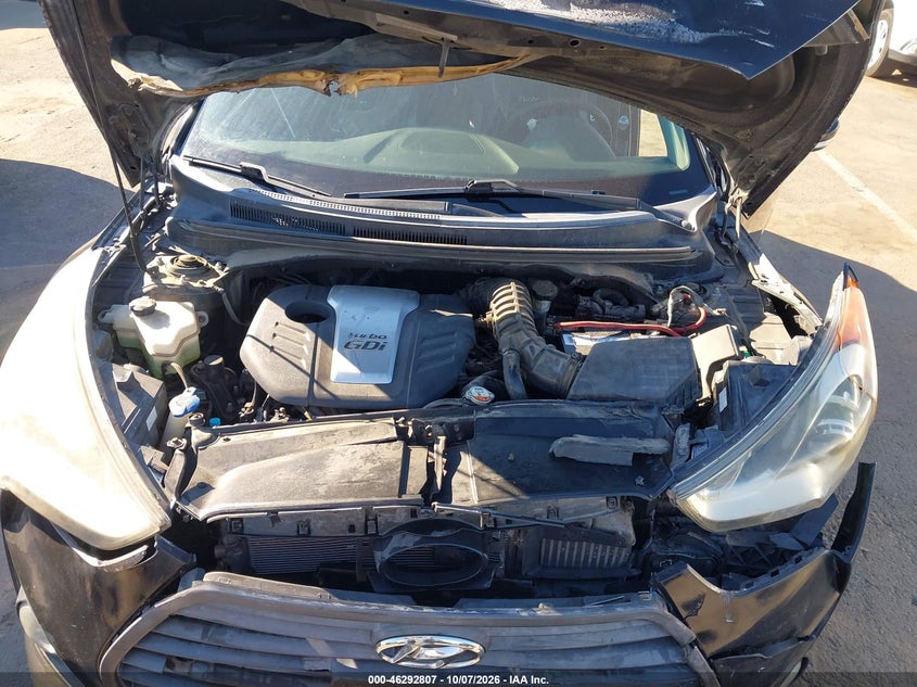 HYUNDAI VELOSTER 2013 VIN KMHTC6AEXDU134445