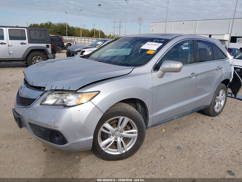 2015 Acura Rdx, Перёд и зад, IAAI, VIN 5J8TB3H35FL007090 — фото 2