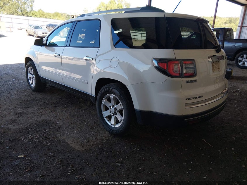 Vin: 1gkkvpkd9fj269897, lot: 46792987, gmc acadia sle-2 20153