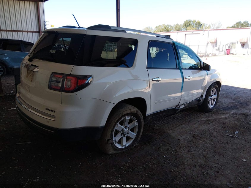 Vin: 1gkkvpkd9fj269897, lot: 46792987, gmc acadia sle-2 20154