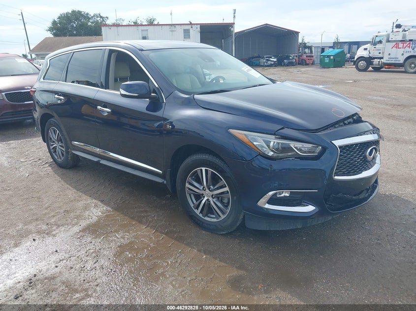 Vin: 5n1dl0mn9lc518315, lot: 46792991, infiniti qx60 pure 20201