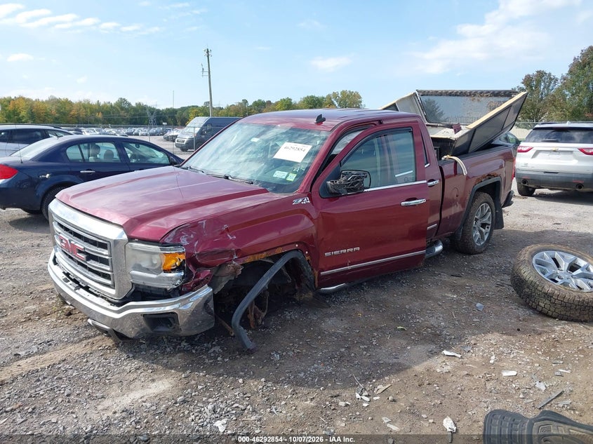 Vin: 1gtv2vec8ez186129, lot: 46793017, gmc sierra 1500 slt 20142