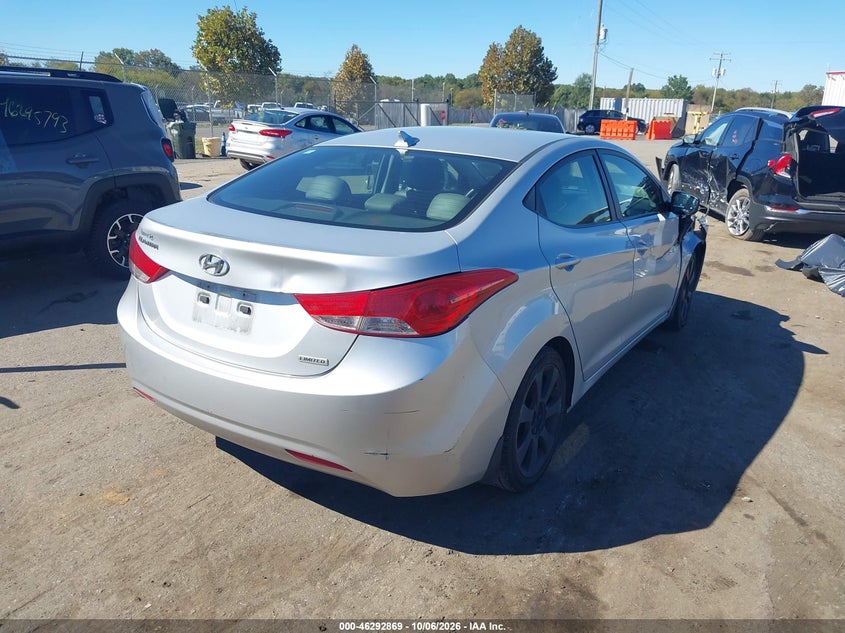 Vin: 5npdh4ae3ch110138, lot: 46793032, hyundai elantra limited 20124