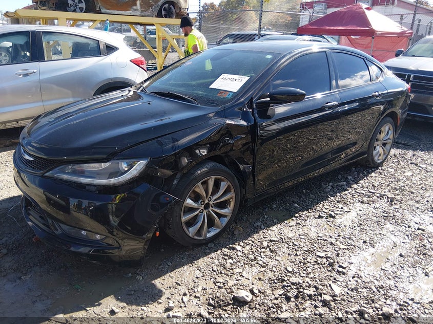Vin: 1c3cccdg6fn540174, lot: 46793036, chrysler 200 s 20152