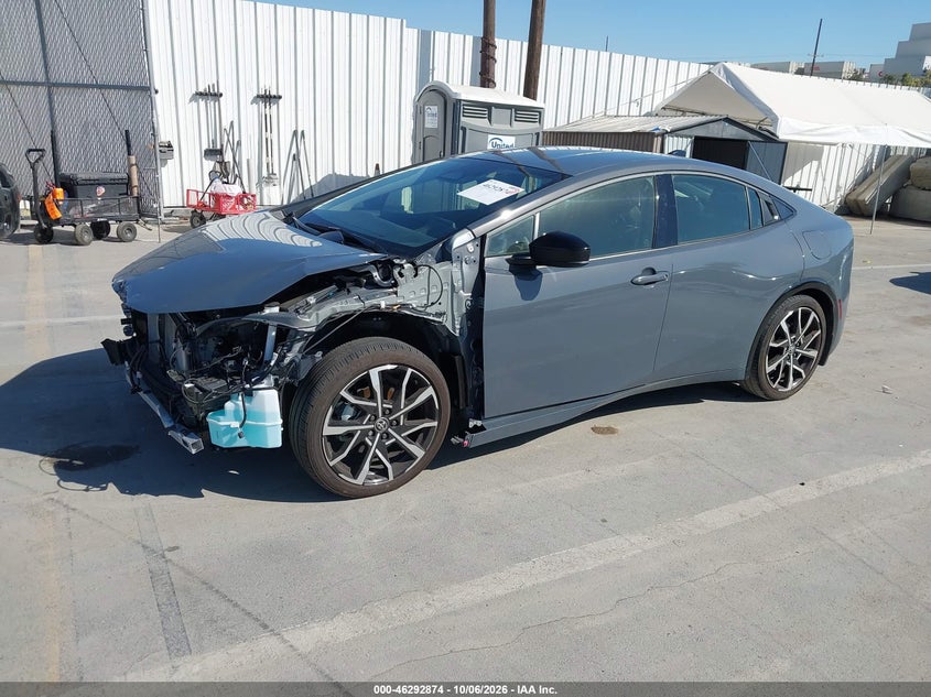 Vin: jtdacacu8t3056755, lot: 46793037, toyota prius plug-in hybrid xse 20262
