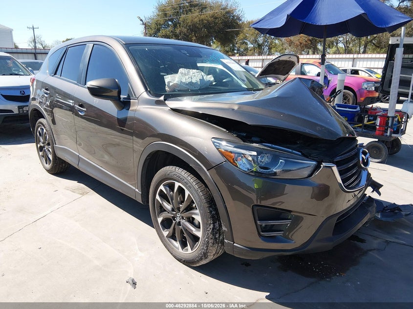 Vin: jm3ke2dy9g0719920, lot: 46793047, mazda cx-5 grand touring 20161