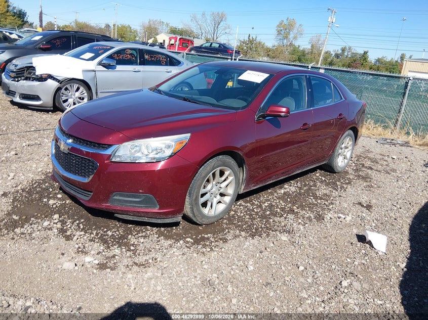 Vin: 1g11c5sa9gf112374, lot: 46793062, chevrolet malibu limited lt 20162