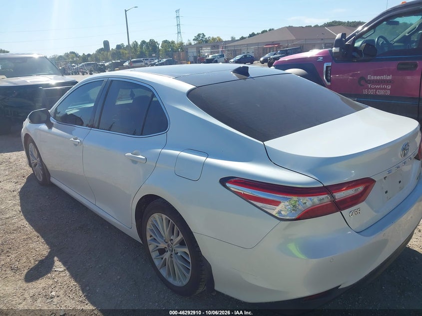 Vin: 4t1b11hk4ju140558, lot: 46793073, toyota camry xle 20183
