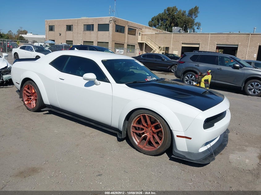 Vin: 2c3cdzfj7lh146339, lot: 46793075, dodge challenger r/t scat pack widebody 20201