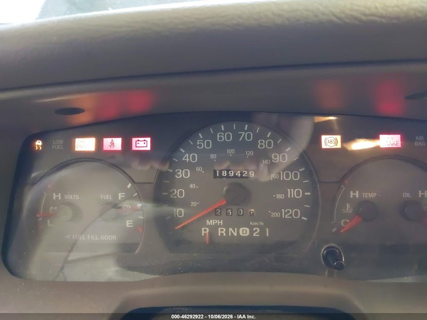 MERCURY GRAND MARQUIS 2003 VIN 2MEFM75W93X670736