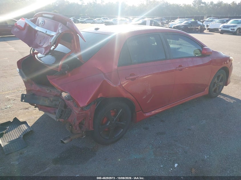 Vin: 2t1bu4ee4cc877321, lot: 46793136, toyota corolla s 20124