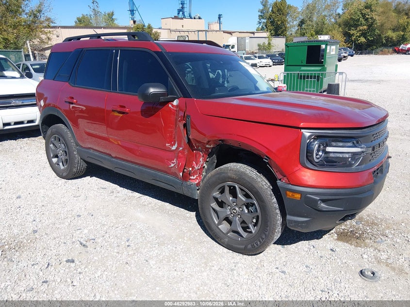 Vin: 3fmcr9d90prd60083, lot: 46793146, ford bronco sport badlands 20231