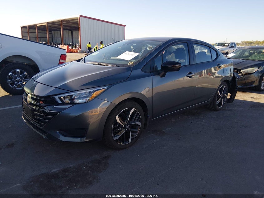 2025 Nissan Versa 1.6 Sr, Left Rear, IAAI, VIN 3N1CN8FV1SL886984 — photo 2