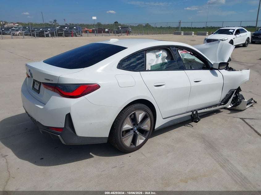 Vin: wby43aw03pfp80247, lot: 46793197, bmw i4 edrive35 20234