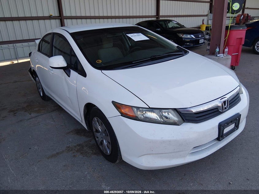 Vin: 19xfb2f59ce103660, lot: 46793220, honda civic lx 2012 img_1