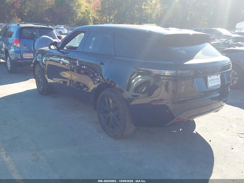 Vin: salyl2ex7ta818618, lot: 46793226, land rover range rover velar p250 dynamic se 20263