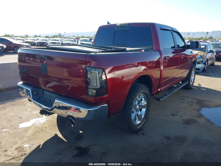 Vin: 1c6rr6lt8ks583390, lot: 46793251, ram 1500 classic big horn  4x2 5'7 box 20194