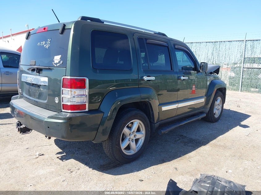 Vin: 1j4pn5gk0aw136559, lot: 46793255, jeep liberty limited 20104