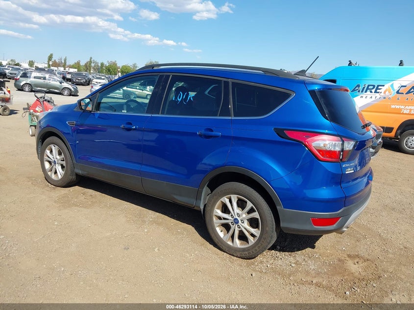 Vin: 1fmcu9hd3jua09648, lot: 46793277, ford escape sel 20183