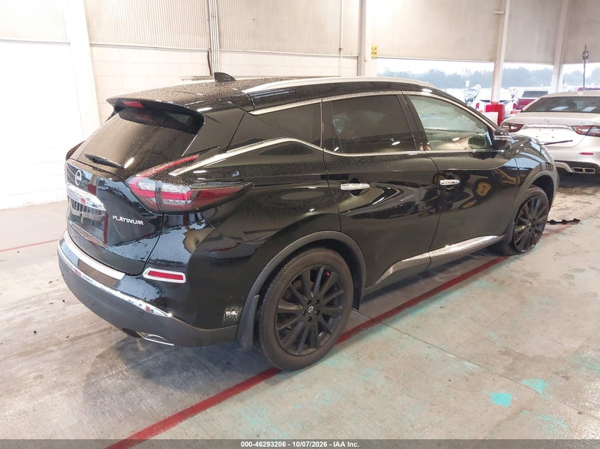 Vin: 5n1az2dj1pc107944, lot: 46793368, nissan murano platinum fwd 20234