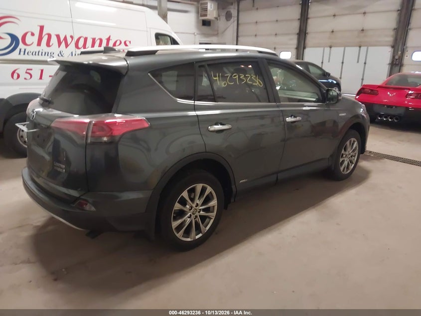 Vin: jtmdjrev5gd039323, lot: 46793399, toyota rav4 hybrid limited 20164