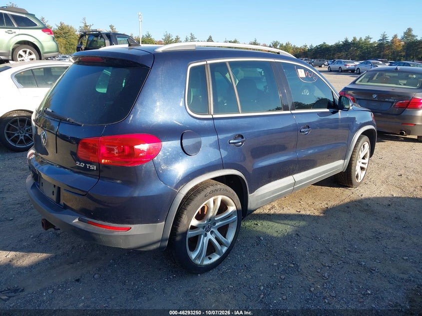 Vin: wvgav7ax5dw507503, lot: 46793413, volkswagen tiguan sel 20134