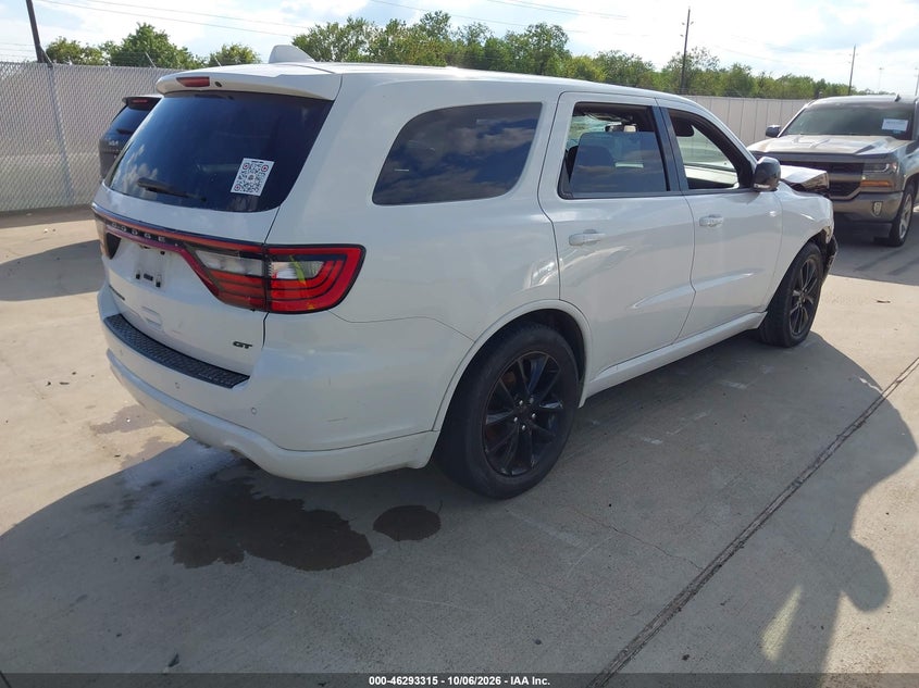 Vin: 1c4rdhdg0hc669574, lot: 46793478, dodge durango gt rwd 20174