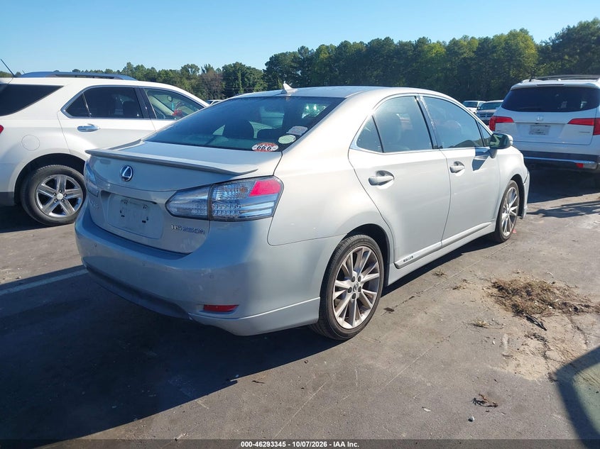 Vin: jthbb1ba8a2021200, lot: 46793508, lexus hs 250h premium 20104