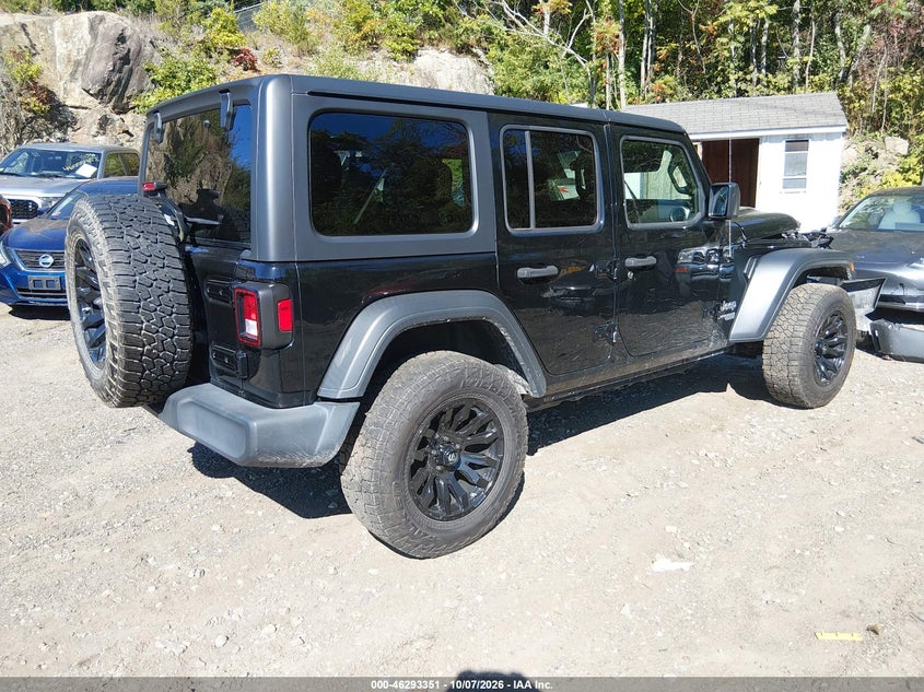 Vin: 1c4hjxdg1lw328917, lot: 46793515, jeep wrangler unlimited sport s 4x4 20204