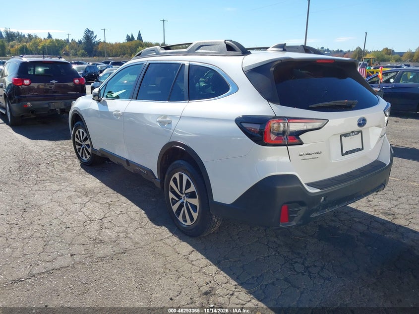 Vin: 4s4btacc1l3263902, lot: 46793527, subaru outback premium 20203