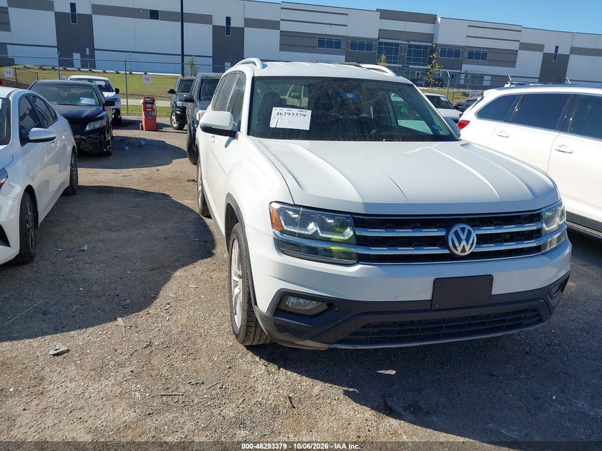 Vin: 1v2ur2ca9kc528384, lot: 46793543, volkswagen atlas 3.6l v6 se w/technology 20191