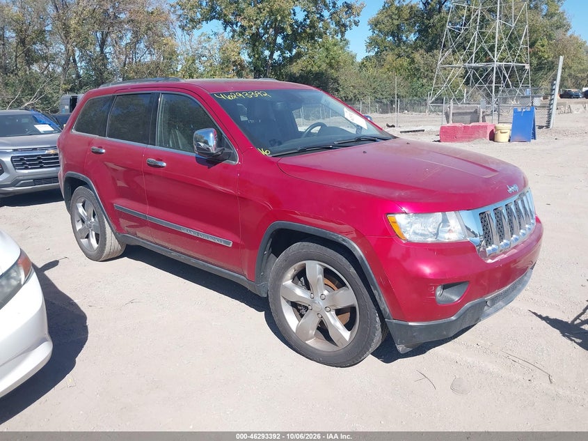 Vin: 1j4rr6gt0bc551525, lot: 46793555, jeep grand cherokee overland 20111