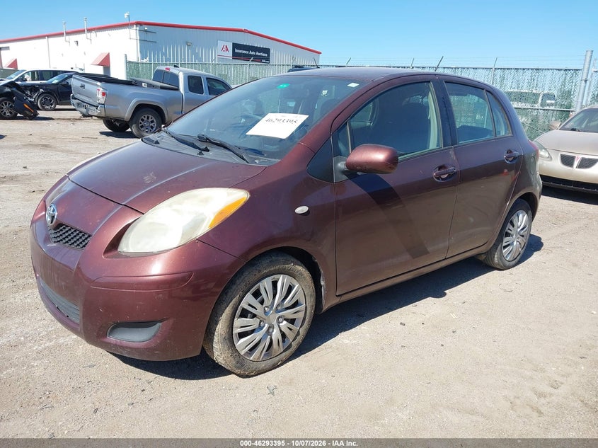 Vin: jtdkt4k39a5278835, lot: 46793558, toyota yaris 20102