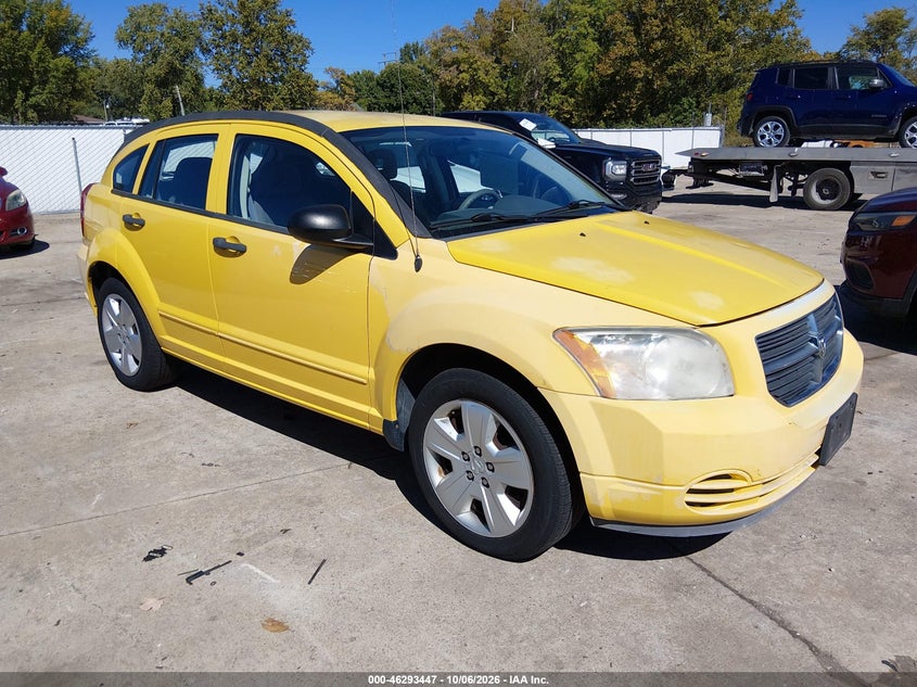 DODGE CALIBER 2007 VIN 1B3HB48B47D551952