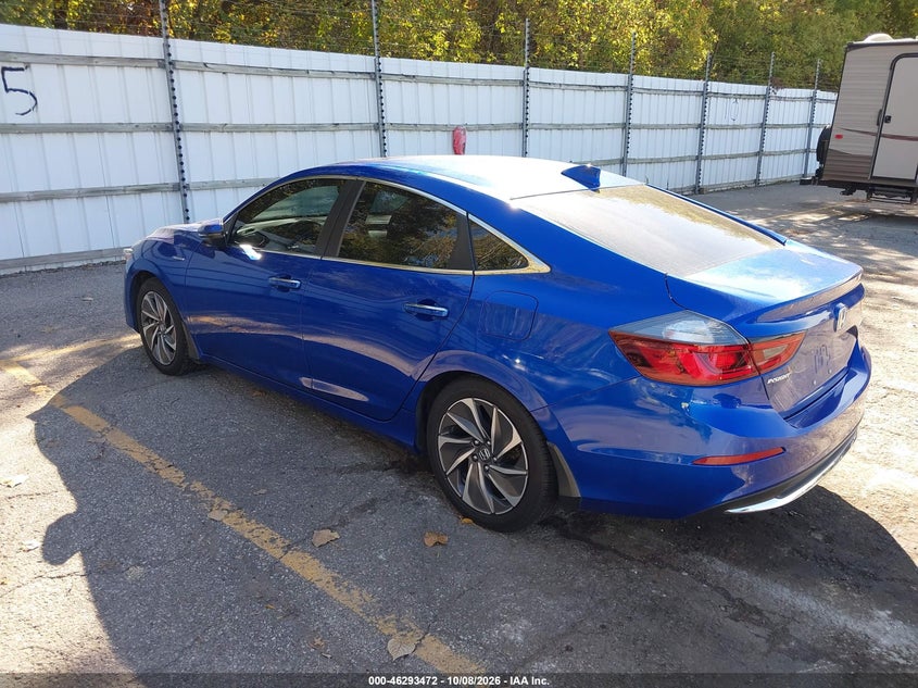 Vin: 19xze4f98le002001, lot: 46793635, honda insight touring 20203