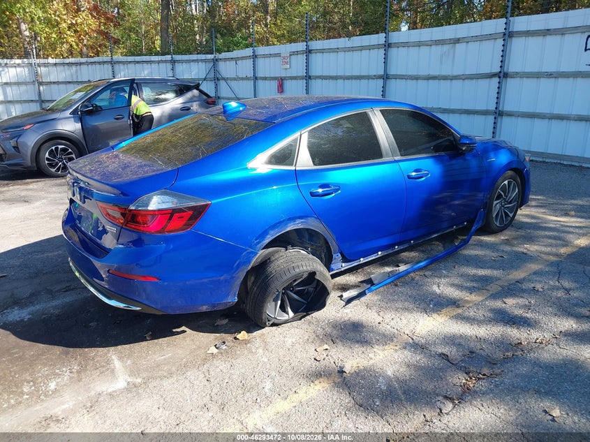 Vin: 19xze4f98le002001, lot: 46793635, honda insight touring 20204