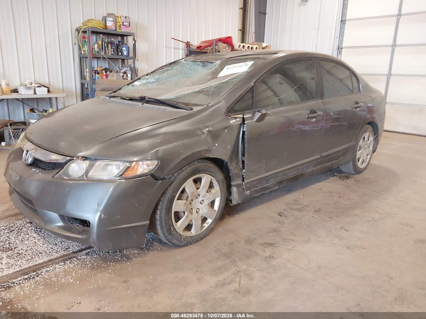 Vin: 19xfa1f53ae034796, lot: 46793641, honda civic lx 20102