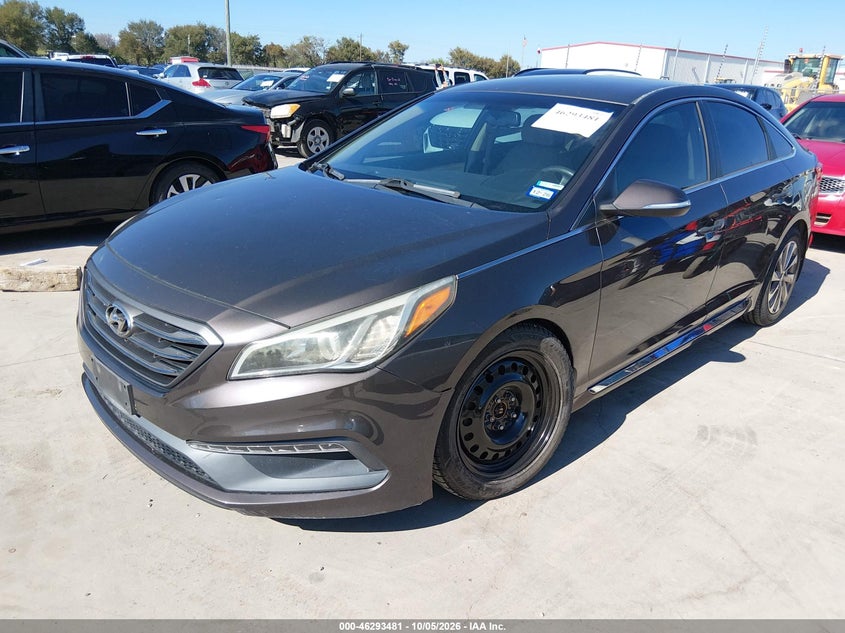 Vin: 5npe34af8fh211482, lot: 46793644, hyundai sonata sport 20152