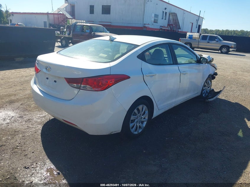Vin: 5npdh4ae3ch066884, lot: 46793654, hyundai elantra gls 20124
