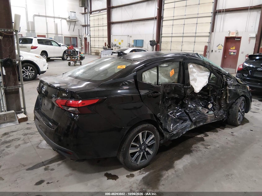 Vin: 3n1cn8ev0ml829969, lot: 46793665, nissan versa sv xtronic cvt 20214