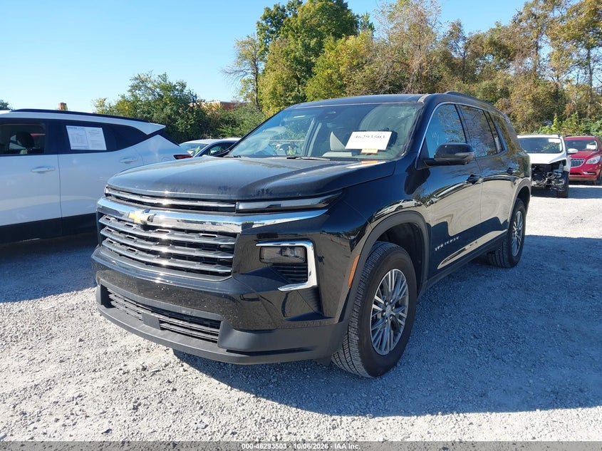 Vin: 1gnergks2tj222533, lot: 46793666, chevrolet traverse fwd lt 20262