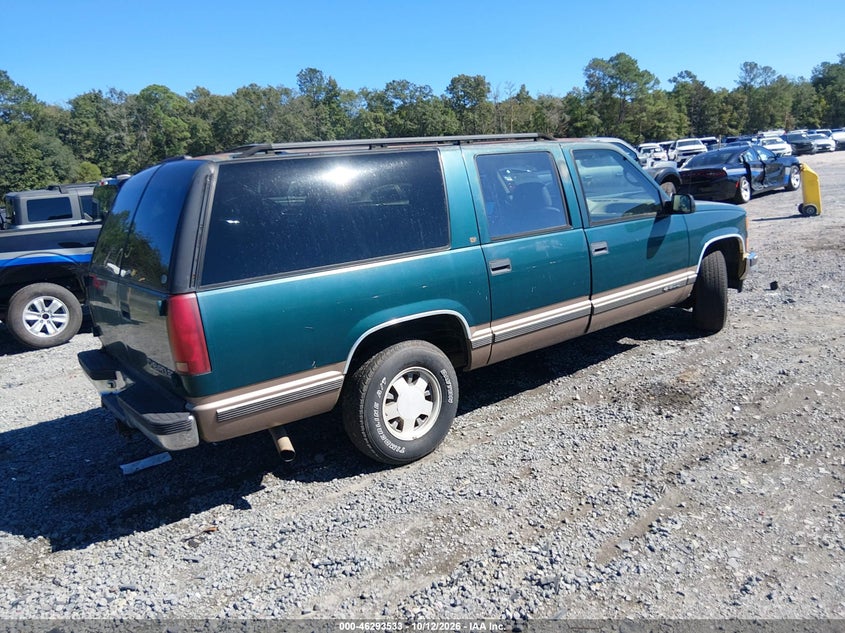 CHEVROLET SUBURBAN 1996 VIN 1GNEC16R4TJ387313