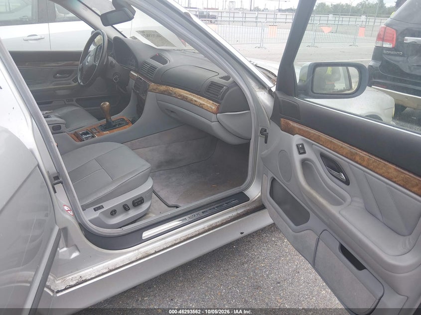 BMW 740IL 2001 VIN WBAGH83421DP19942