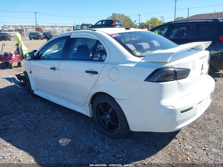 Vin: ja32u8fwxeu000321, lot: 46793761, mitsubishi lancer gt 20143