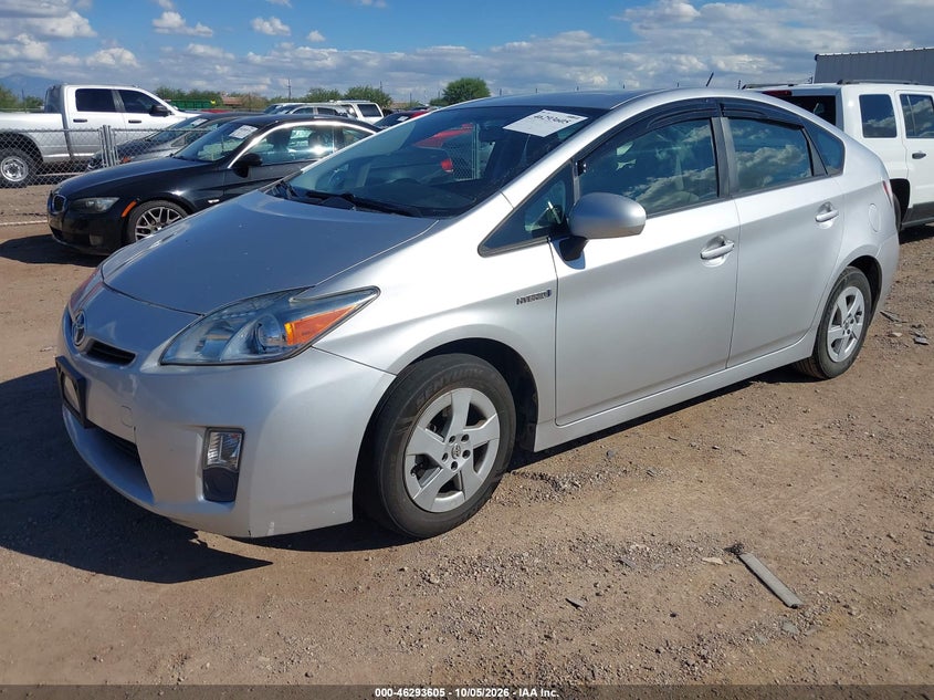 Vin: jtdkn3du9b5337877, lot: 46793768, toyota prius two 20112