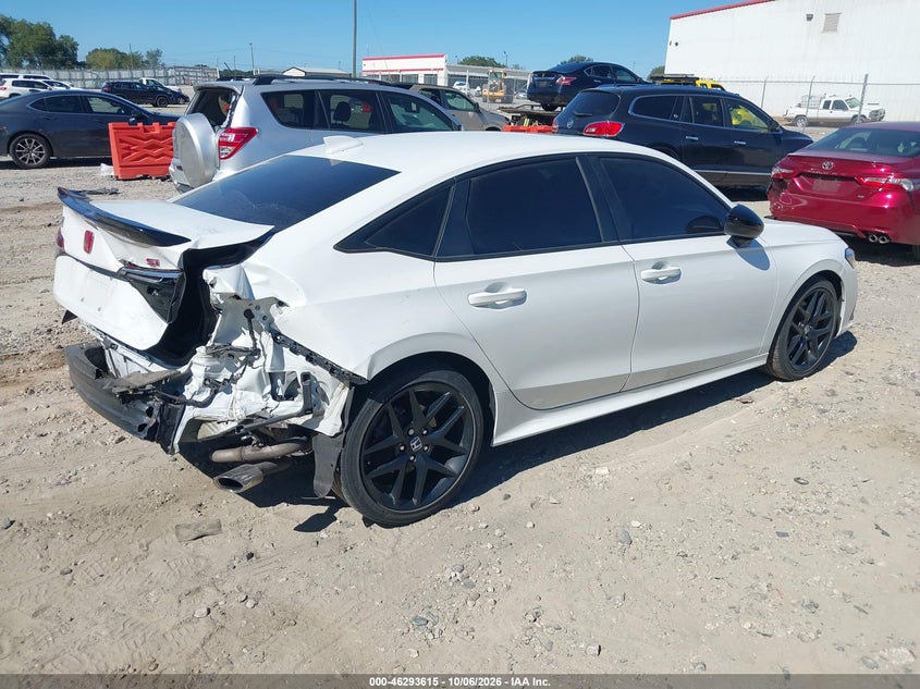 Vin: 2hgfe1e55nh474360, lot: 46793776, honda civic si sedan 20224