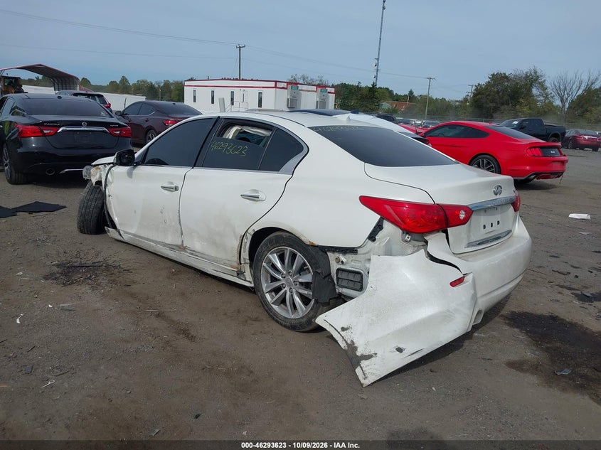 Vin: jn1ev7ap0hm736259, lot: 46793787, infiniti q50 3.0t premium 20173
